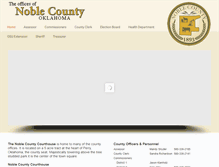 Tablet Screenshot of noblecountyok.com